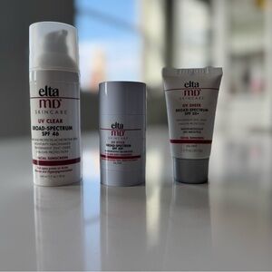 EltaMD Skincare UV Clear and UV Sheer Suncare Set